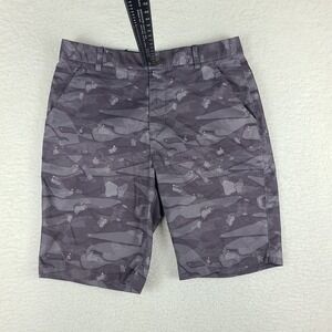 PUMA Shorts‎ Mens 32 Purple Camo 10" Inseam Casual Chino Performance Golf
